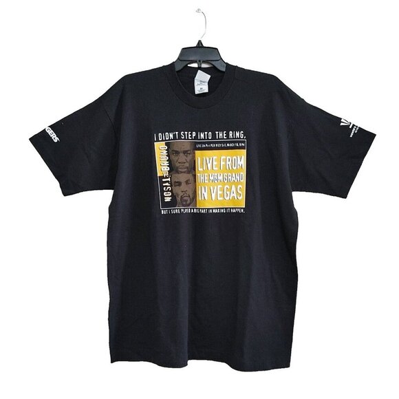 MGM Grand Las Vegas Mike Tyson Vs Frank Bruno Boxing Match T Shirt 1996 Size XL - Picture 1 of 7